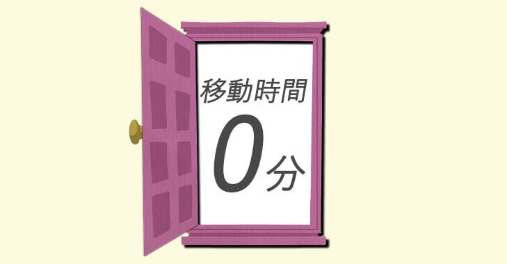 移動時間0分の訪問看護があります