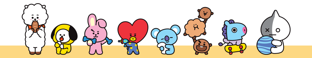 大人気キャラクターBT21 待望のアイテムが登場！