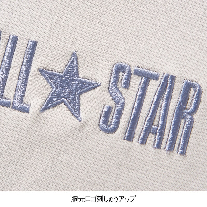 ＜CONVERSE＞シルケットスムースバックプリントワイドT