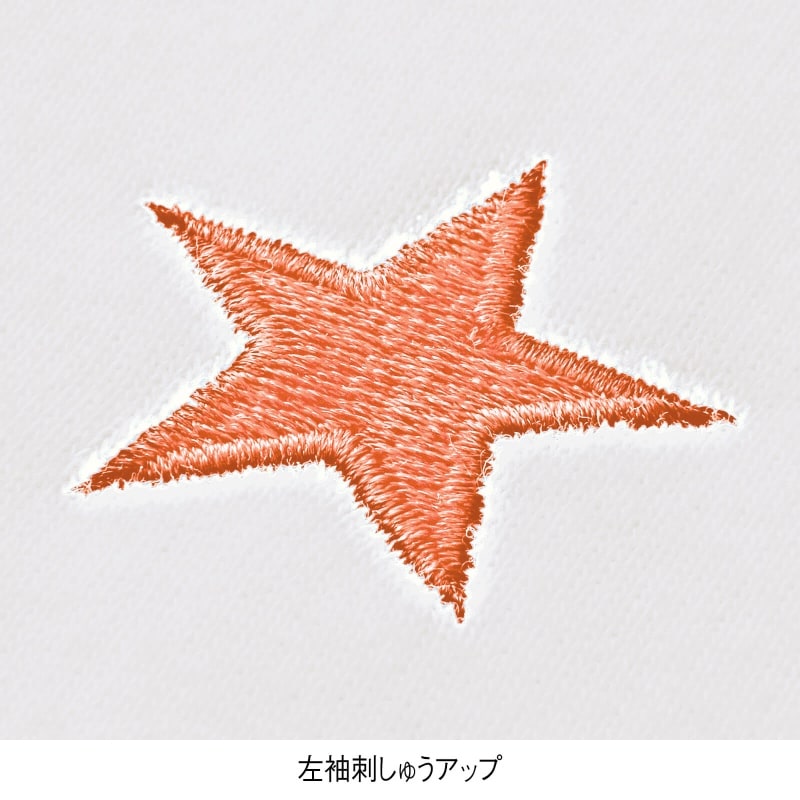 ＜CONVERSE＞表ピーチ天竺ナイロンポケ付き7分袖Tシャツ