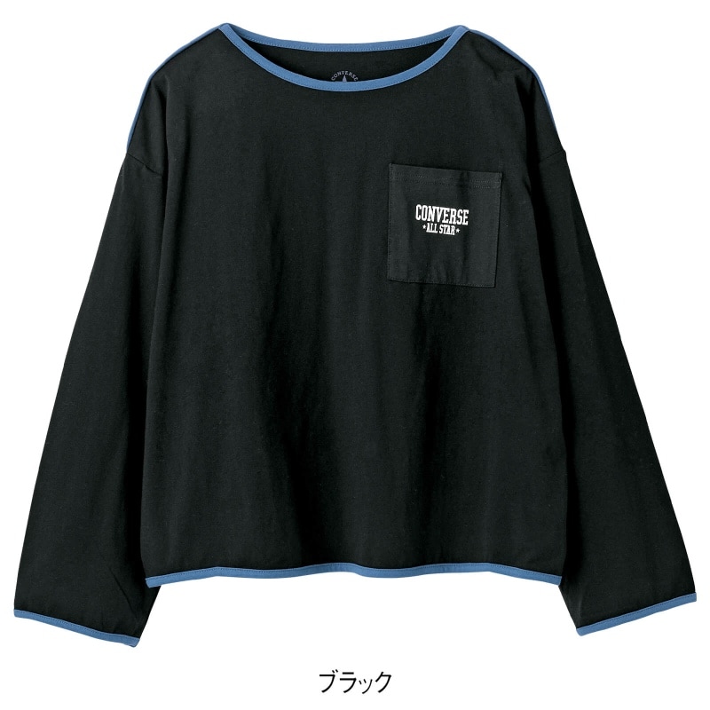 ＜CONVERSE＞天竺配色パイピングTシャツ