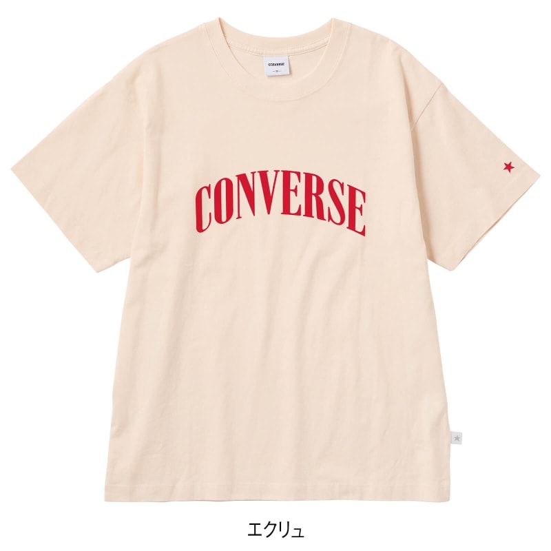 ＜CONVERSE＞コーマ糸天竺フロッキーロゴレギュラーTシャツ