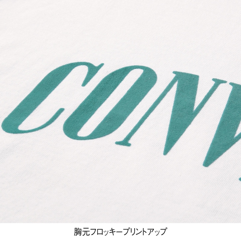 ＜CONVERSE＞コーマ糸天竺フロッキーロゴレギュラーTシャツ