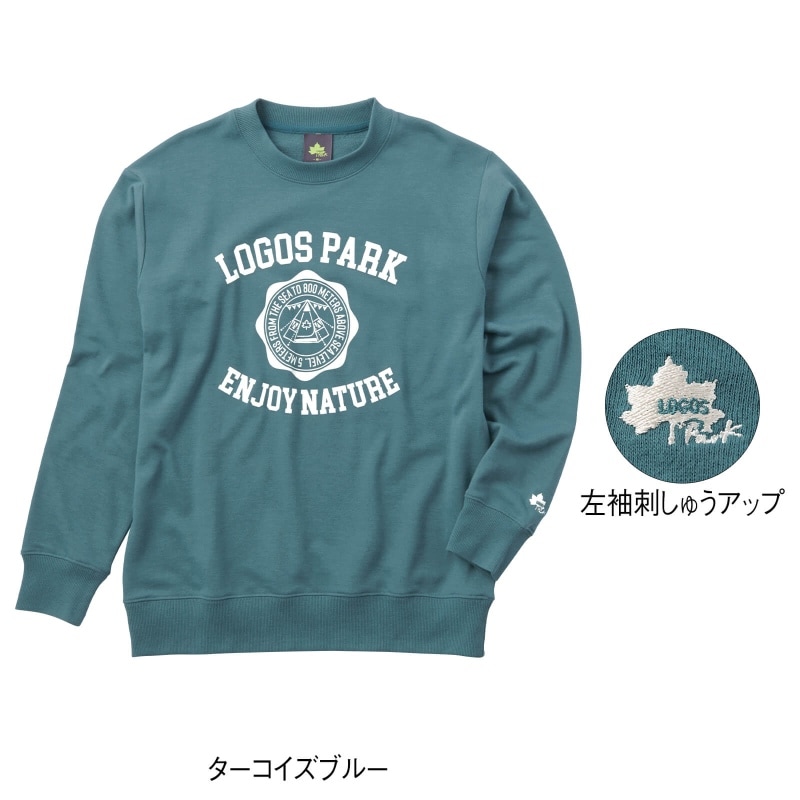 ＜LOGOS Park＞裏毛クルートレーナー