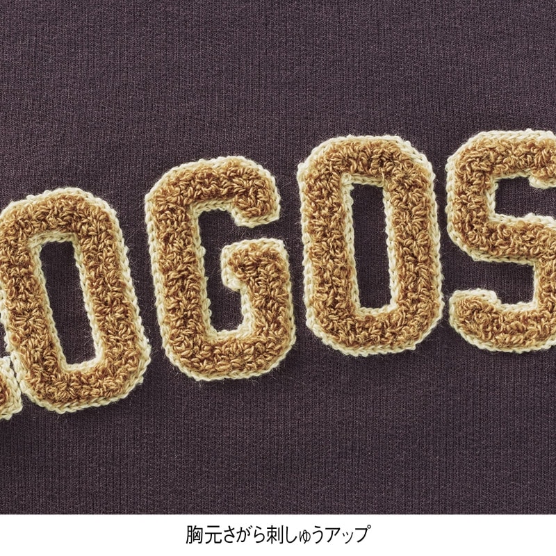 ＜LOGOS Park＞ミニ裏毛刺繍クルートレーナー