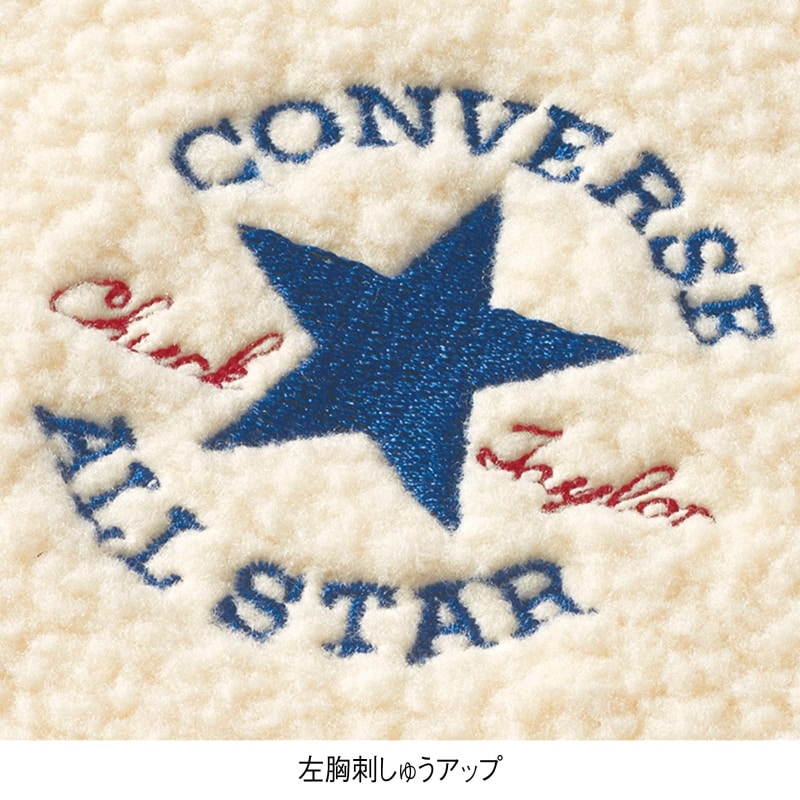 ＜CONVERSE＞シープボアハーフZIPスウェット