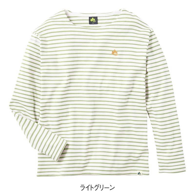 ＜LOGOS Park＞コットンスムースボーダーTシャツ