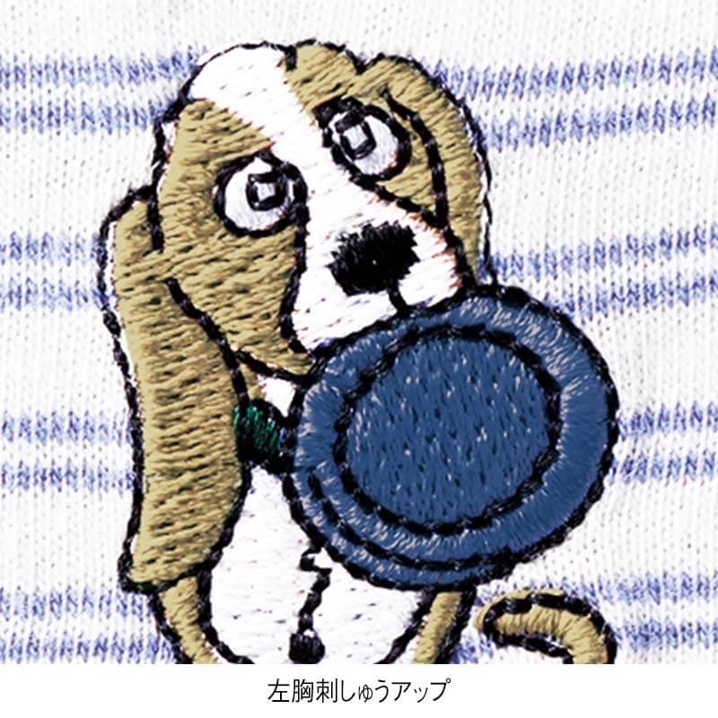 ＜DISCUS＞ワンポイント刺繍クルーTシャツ