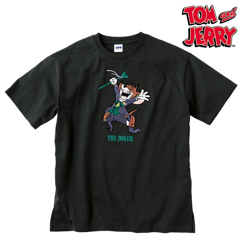 ＜TOM and JERRY マッシュアップ＞さがら刺繍Tシャツ