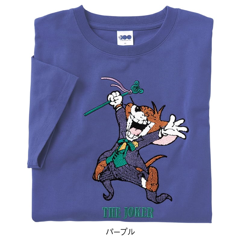 ＜TOM and JERRY マッシュアップ＞さがら刺繍Tシャツ