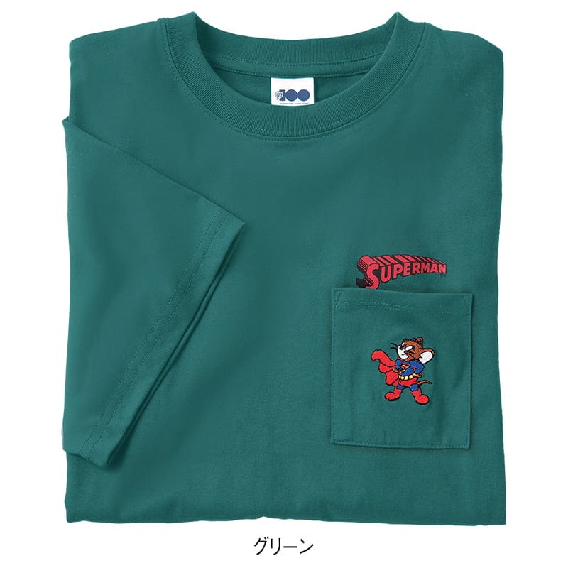 ＜TOM and JERRY マッシュアップ＞半袖ワイドTシャツ