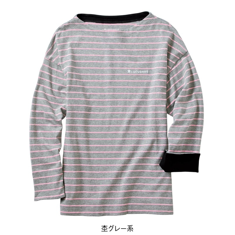 <CONVERSE>配色使いボーダーTシャツ